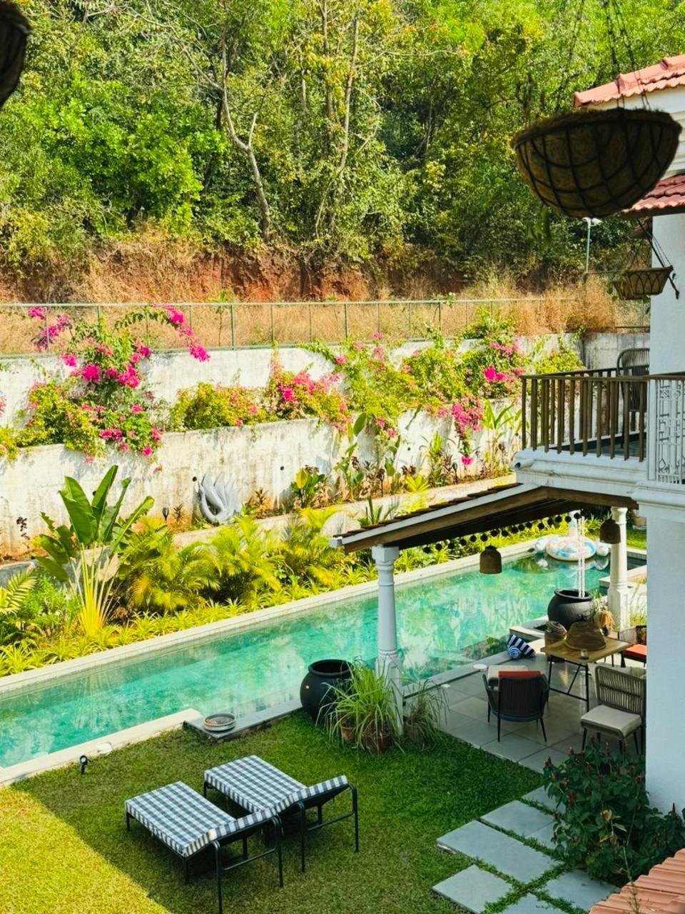 Casa Azul- Luxury 4Bhk Assagao With Private Pool Villa Vagator Bagian luar foto